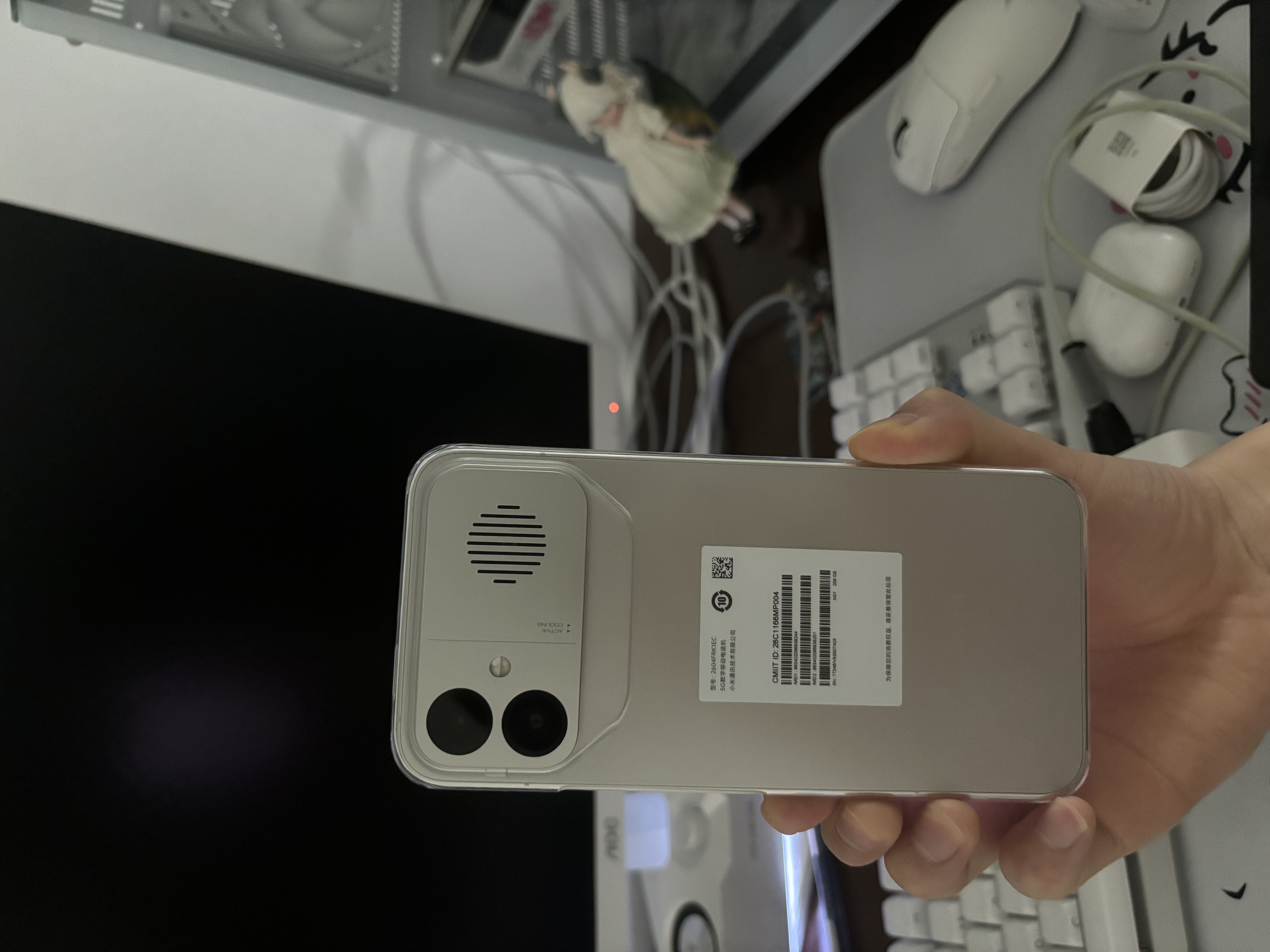 小米红米K90max REDMI 新品小米手机 165Hz超高刷屏幕 红米5G新机 学生电竞游戏手机 太空银 12GB+256GB 【政府焕新补贴】 实拍图