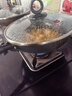 三禾无涂层不粘炒锅炒菜锅钛合金钛钛锅32cm天穹黑配钢铲LC32S1 实拍图