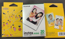富士（FUJIFILM）instax迷你拍立得相机专用3寸拍立得相纸适用mini7+/41/99/evo/13/12/liplay+等型号 20张白边相纸+相册*1+皮卡丘贴纸*5 实拍图