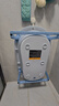 十月结晶婴儿洗澡盆可折叠家用大号新生儿童用品沐浴桶宝宝浴盆孔雀蓝 实拍图