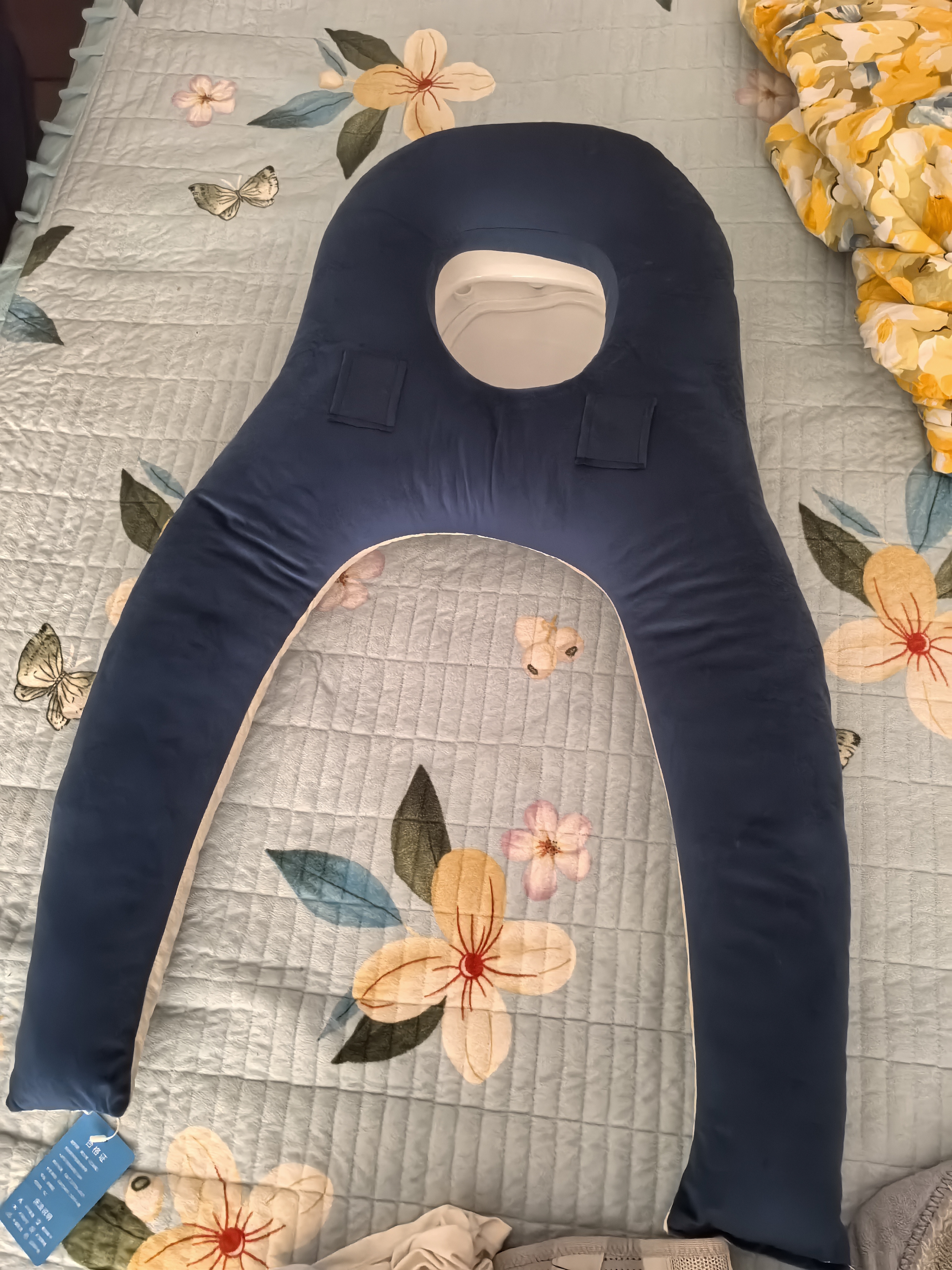 京严【当日达】视网膜脱落术后趴枕眼科手术专用恢复趴睡枕眼睛俯卧位 【医院专用-加长一体式】抑菌更透气  （赠）护目镜+眼罩+护理洞巾+加固支架+趴枕 实拍图