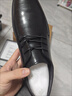 海澜之家HLA皮鞋男士父亲节礼物商务春夏德比正装鞋H135/H171 黑色44 实拍图
