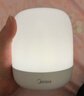 美的（Midea）床头灯卧室柔光小夜灯充电台灯三色调光节日创意礼品礼物起夜灯 实拍图