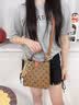 纪诗哲轻奢包包女包2026年新款单肩包女士斜挎水桶包生日礼物送女友老婆 棕色｜配灵动狐狸挂饰｜品牌礼盒装 女生包包洋气小众时尚百搭高级感实用情人节纪念日礼物 实拍图