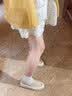 星期六渔夫鞋女2026新款夏季蕾丝网面透气懒人一脚蹬厚底帆布凉鞋妈妈鞋 米白SSD1111CLS 37 官方正品 实拍图