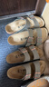 BIRKENSTOCK勃肯德国进口男女款经典舒适软木Arizona双扣拖鞋 灰色常规版0151211 42 实拍图