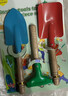花沃里儿童赶海工具6件套 铲子挖沙铁锹种菜花耙子园艺工具手套水桶抄网 实拍图