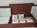辰娅 实木沙发 胡桃木实木沙发组合现代中式冬夏两用大小户型储物家具 五人位+贵妃榻 实拍图