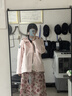 骆驼（CAMEL）【迪丽热巴同款】王者凯甲ICON冲锋衣女三合一羽绒服登山服 烟花粉，女，A25CAFO289 抓绒内胆 M 实拍图