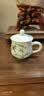 九楼阁 景德镇陶瓷茶杯带盖有手柄青瓷办公水杯350ml 竹韵清香 实拍图