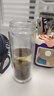 【京东物流配送】高硼硅双层玻璃杯大容量泡茶杯水杯子茶水分离杯 【双层加厚】茶杯350ml1只 实拍图