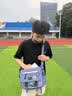 回力（Warrior）工装百搭邮差包男生中学生上课单肩背包大容量二次元痛包斜挎包女 蓝色【大容量/可放A4课本】 实拍图