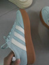 adidas「T头鞋」BARREDA板鞋德训鞋男女阿迪达斯轻运动 薄荷绿/汉玉白/树脂黄   37 实拍图