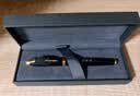 派克（PARKER）教师节礼物宝珠笔中性笔高端商务送礼定制刻字男女生日礼物礼品文具签字笔练字笔上岸礼物纪念品 IM纯黑丽雅金夹宝珠笔-单支高档盒子 实拍图