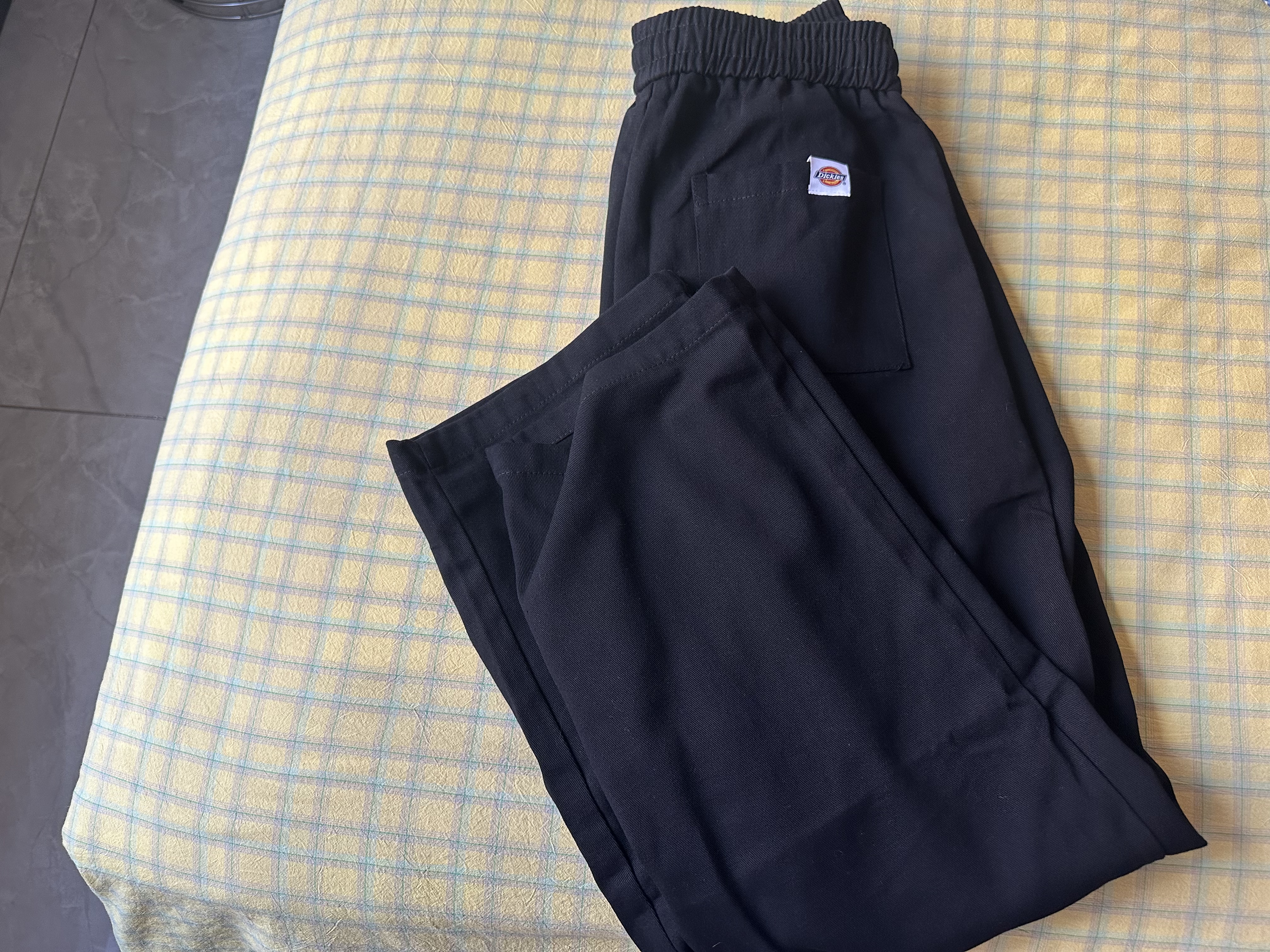 Dickies美式高端潮流休闲裤春秋新款男士宽松直筒阔腿运动工装长裤子秋冬 黑色 常规 【专柜同款】 XL 实拍图