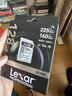 雷克沙（Lexar）128GB SD存储卡 U3 V30 佳能索尼富士尼康相机高速SD卡 读225MB/s 写160MB/s 4K超清录制 SD银卡 实拍图