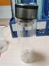 【京东物流配送】高硼硅双层玻璃杯大容量泡茶杯水杯子茶水分离杯 【双层加厚】茶杯350ml1只 实拍图
