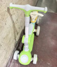 贝趣儿童滑板车1-3-6-12岁宝宝可坐滑滑车幼儿男孩女孩小孩踏板车 青【悍马轮+灯光音乐+一键折叠】 防侧翻2岁儿童车六一儿童节礼物 实拍图
