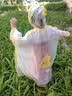 牧萌儿童雨衣男女童幼儿园宝宝防水雨披带书包位小童雨具 小黄鸭XL 实拍图