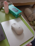 罗技（Logitech）M221 轻音鼠标 无线鼠标 办公鼠标 对称鼠标 带无线微型接收器 米白色 实拍图