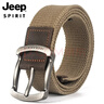 JEEP SPIRITJEEP吉普皮带男士帆布腰带韩版潮流时尚裤腰带耐磨耐穿品牌皮带 实拍图