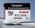 金士顿（Kingston）64GB 读速95MB/s U1 A1 switch内存卡 行车记录仪&家庭监控摄像专用 TF（MicroSD）存储卡 实拍图