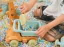 活石儿童沙池室内玩具套装围栏在家玩挖沙子宝宝玩具大号沙滩游乐设施 【带独立底垫】1.2米+20沙滩玩具+10斤精品仿瓷沙+10球 1-3-6岁室内家用游乐场沙池六一儿童节礼物男女孩玩具 实拍图