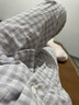 MUJI[自营限定款]女士无侧缝 双层纱织睡衣 纯棉家居服 薰衣草色 M 实拍图