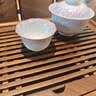 鹏山窑变结晶釉茶杯陶瓷功夫茶具品茗杯渐变家用高档陶瓷反口杯礼盒装 实拍图