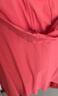 优衣库AIRism高弹力防紫外线拉链连帽开衫女装实测UPF100+483281 14 玛瑙红色 2XL 实拍图