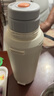 苏泊尔（SUPOR）保温壶大容量保冷杯316L不锈钢外出便携茶水壶泡奶热水瓶户外暖壶 晨曦白2L约4斤水【316L不锈钢内胆+背带+茶滤】 实拍图