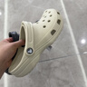 卡骆驰（CROCS）檀健次同款经典洞洞鞋轻便百搭女沙滩鞋包头拖鞋男鞋|10001 骨白色-2Y2(含智必星) 39 (240mm) 实拍图