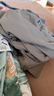 京东京造夏季运动短袖男士t恤polo衫男跑步健身户外速干衣服 灰褐色 3.0 L 实拍图