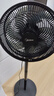 美的（Midea）【超级单品】七叶轻音立式电风扇家用柔风落地扇台式桌面小型风扇大风量节能摇头宿舍电扇 SAF30AB 实拍图