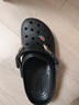 卡骆驰（CROCS）经典特林洞洞鞋男女同款拖鞋耐磨休闲鞋|206340 黑色-001 44 (280mm) 实拍图
