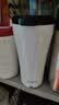 膳魔师（THERMOS）便携电动搅拌杯咖啡杯新款陶瓷涂层车载办公室保温杯高颜值水杯子 膳魔师-晨光白【395ml】+灰色杯套 实拍图
