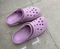 卡骆驰（CROCS）贝雅卡骆班洞洞鞋轻便耐磨一脚蹬休闲鞋女鞋时尚沙滩鞋|205089 芭蕾粉/糖果粉-6TG 36 /37(220mm) 实拍图