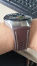 华为【父亲节送礼优选】HUAWEI WATCH 5 46mm高端款航天级钛合金表壳木星棕素皮复合表带 实拍图