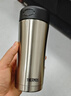 膳魔师（THERMOS）保冷保温杯400ML高真空不锈钢商务办公保温杯JCG-400C SBK 实拍图