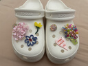 卡骆驰（CROCS）白鹿同款经典云朵洞洞鞋时尚百搭女鞋花园鞋沙滩鞋|206750 白色-100(含智必星) 36 /37(230mm) 实拍图