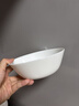宜家（IKEA）OFTAST奥夫塔耐热餐盘菜盘碗碟西餐盘骨碟家用套装餐具 白色深盘20cm 实拍图