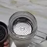 富光双层玻璃杯商务泡茶杯子 大容量男女耐热办公水杯带把黑色320ml 实拍图
