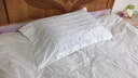 卡玛奴宾馆酒店旅馆床上用品白色全棉枕套枕芯套加密緞条纯棉枕头套单件 纯棉缎加密厚 40支 55*85cm 实拍图