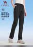 骆驼（CAMEL）速干透气运动裤女跑步休闲直筒梭织裤子 J25BAXLN072 幻影黑 L 实拍图