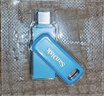闪迪（SanDisk）128GB Type-C USB3.2 手机U盘DDC3蓝色 读速高达400MB/s 自动备份 手机电脑两用 双接口大容量优盘 实拍图
