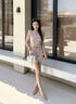纽芝兰（NUCELLE）糖果保龄球包轻奢小众女包2026新款牛皮包包斜挎波士顿包生日礼物 实拍图