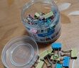 晨光(M&G)文具6#15mm 60只/罐 彩色长尾夹 小号金属票据夹 经济型办公用品燕尾夹ABS916J6 实拍图