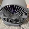 慕向桌面小风扇【 重磅新品 | 自动摇头】电风扇宿舍床上制冷空调扇空气循环扇小型充电卧室静音冷风扇 【深空灰】自动摇头 | 充插两用  3600mAh 实拍图