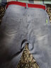 琛倪 夏季破洞牛仔裤男士韩版修身小脚裤潮流男装春秋款潮牌男长裤子 浅蓝色 33 实拍图