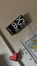 BBA电子时钟桌面电视柜台钟摆台式led数字智能闹钟客厅挂墙 6659白 实拍图